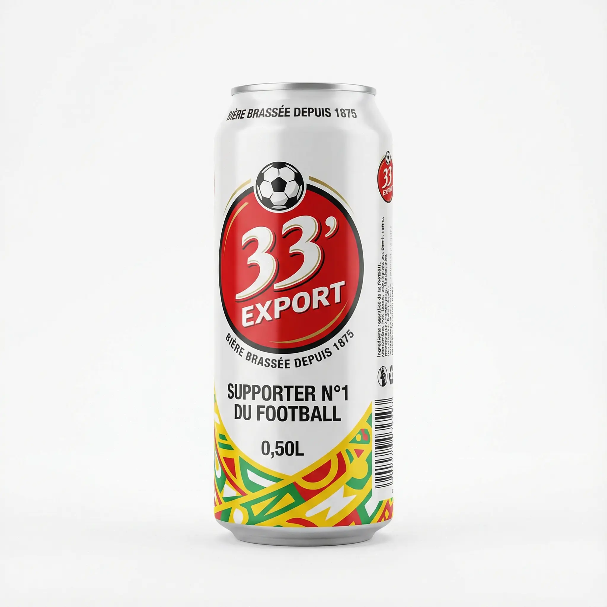 canette aluminium bière blonde 33 Export 50 cl